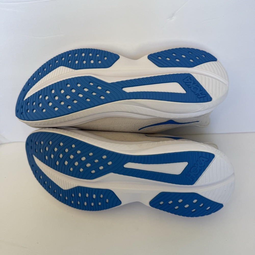 NEW HOKA Mach 6 Women's Size 9B Cream White Athletic Running Shoes Sneakers - Picture 6 of 8